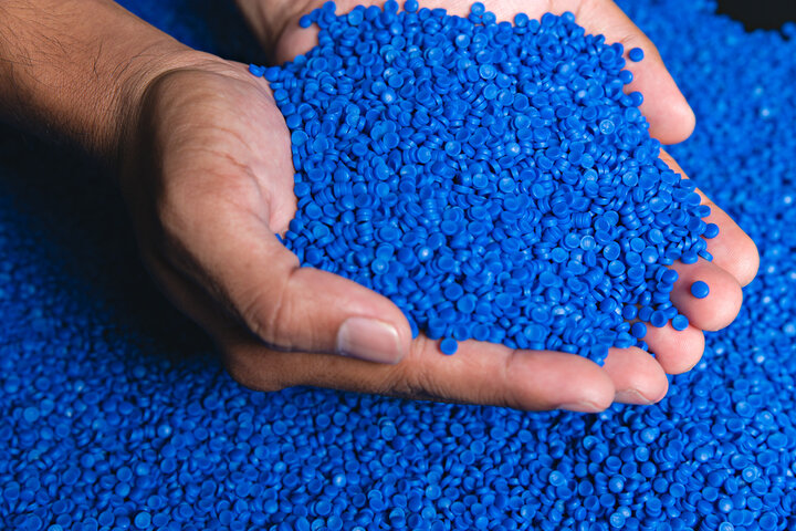 billes de plastiques recyclées